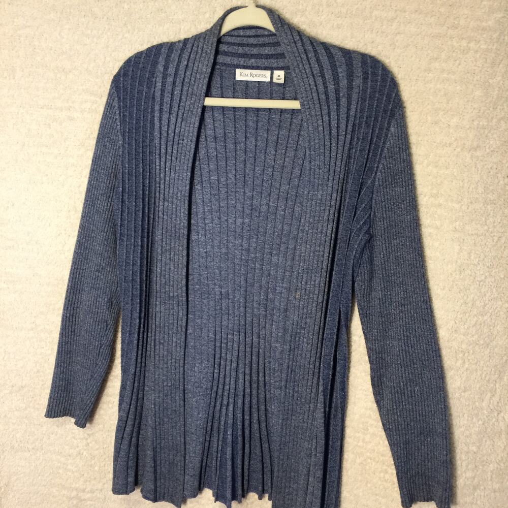 Kim Rogers Blue Size M sweater Cardigan